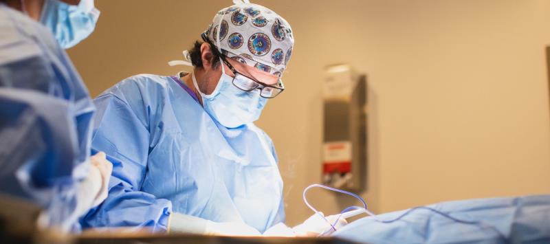 Dr. Suber in Surgery