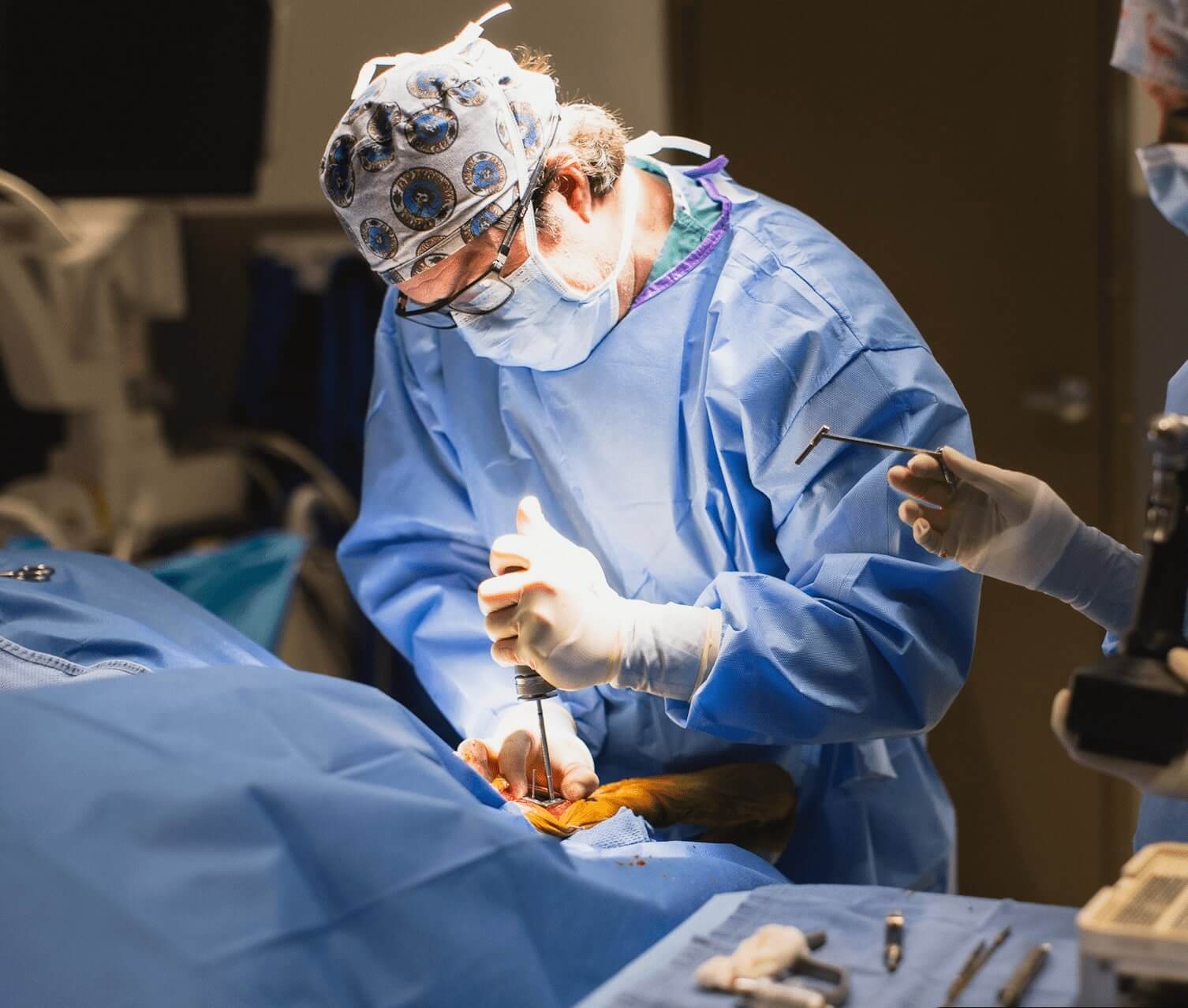 Dr. Suber in Surgery