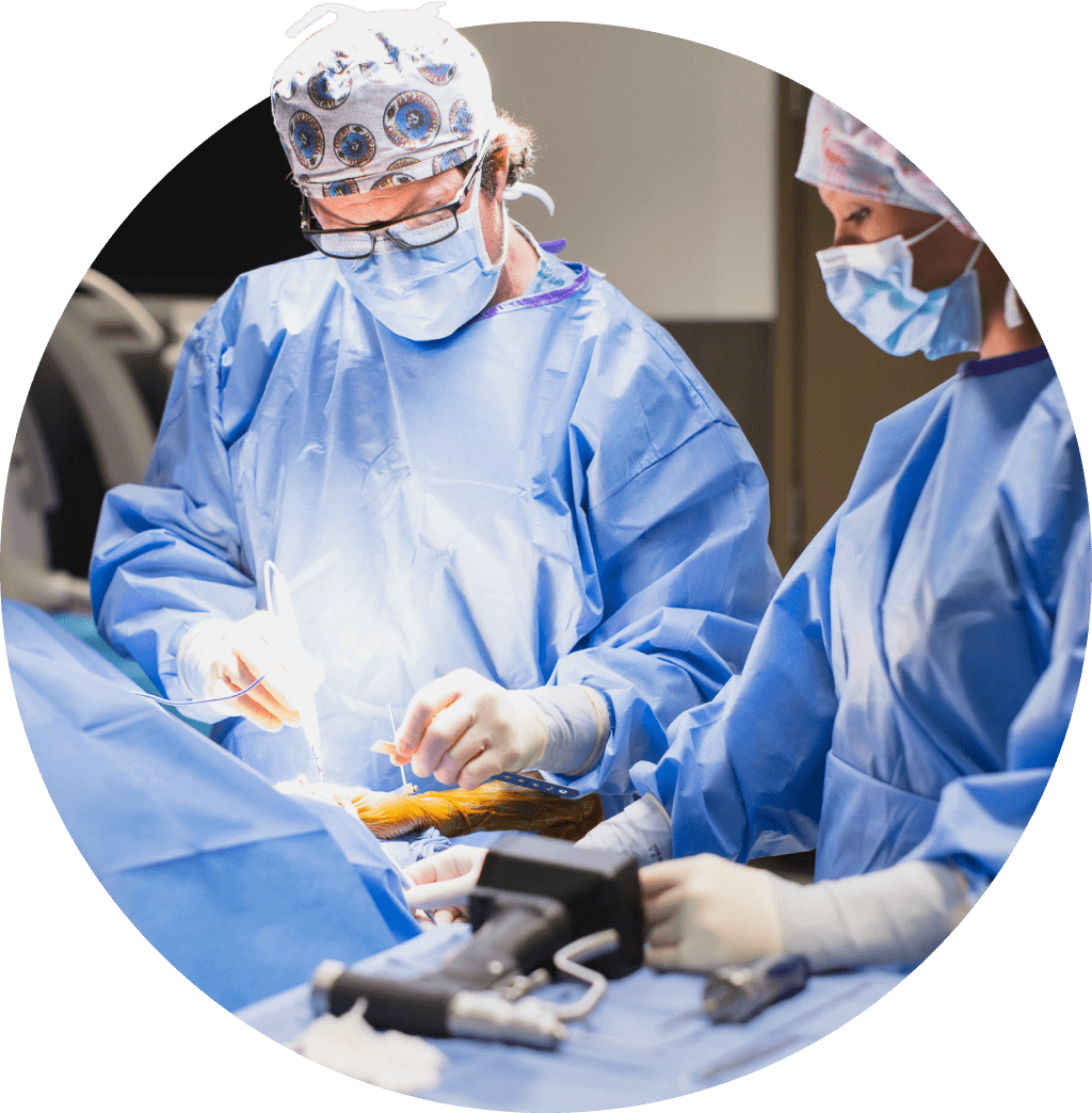 Dr. Suber in Surgery